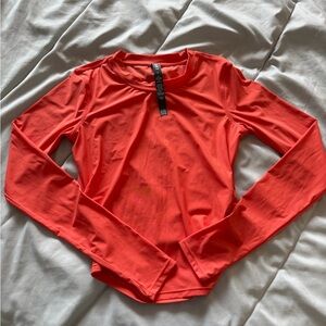 Vuori Vibrant Coral Long Sleeve Shirt